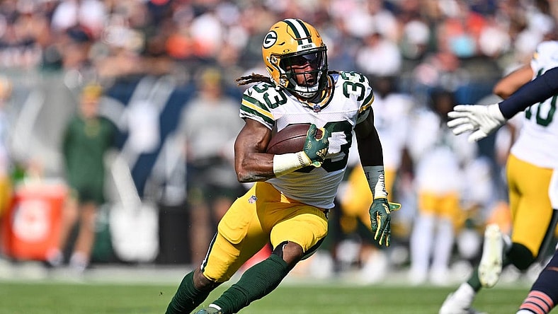 Green Bay Packers running back Aaron Jones