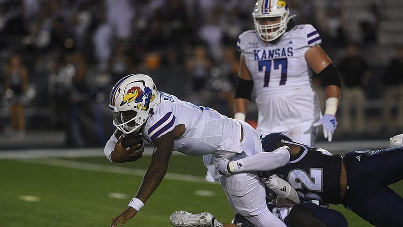 Nevada takes on Kansas at Mackay Stadium in Reno on Sept. 16, 2023.