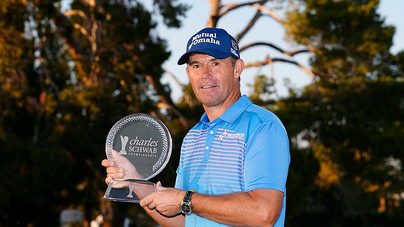 Padraig Harrington poses with the trophy after winning the 2022 Charles Schwab Cup Championship. Photo by Rob Schumacher/The Arizona Republic-USA TODAY NETWORK

Golf Charles Schwab Cup Championship Final Round