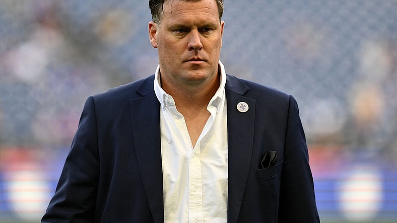 Sep 6, 2023; Seattle, WA, USA; Racing Louisville FC head coach Kim Bjorkegren before the game against OL Reign at Lumen Field. Mandatory Credit: Steven Bisig-USA TODAY Sports