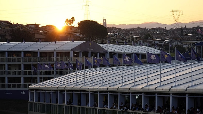 Sep 29, 2023; Rome, ITA; General view before day one foursomes round for the 44th Ryder Cup golf competition at Marco Simone Golf and Country Club. Mandatory Credit: Adam Cairns-USA TODAY Sports
