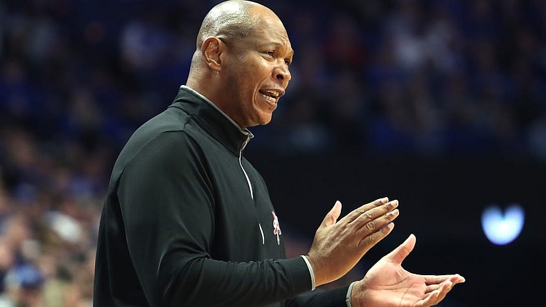 Louisville coach Kenny Payne from the sideline against Kentucky. Dec. 31, 2022