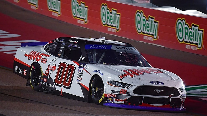 Nov 4, 2023; Avondale, Arizona, USA; NASCAR Xfinity Series driver Cole Custer (00) during the Xfinity Championship Race at Phoenix Raceway. Mandatory Credit: Gary A. Vasquez-USA TODAY Sports