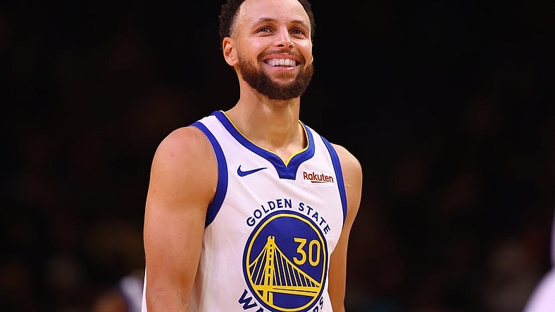 Dec 12, 2023; Phoenix, Arizona, USA; Golden State Warriors guard Stephen Curry (30) against the Phoenix Suns at Footprint Center. Mandatory Credit: Mark J. Rebilas-USA TODAY Sports