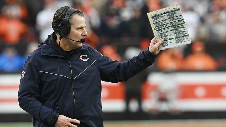 Chicago Bears head coach Matt Eberflus