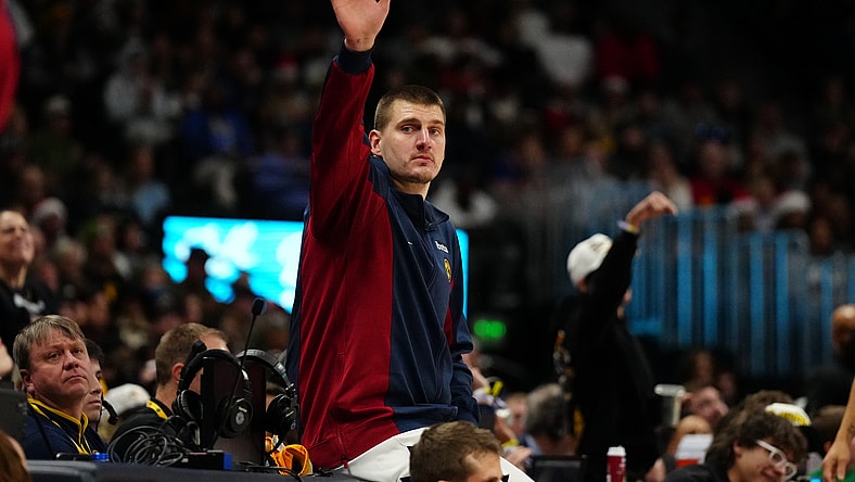 Nikola Jokic: the Nuggets star waves to fans