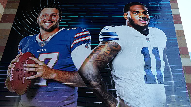 Dallas Cowboys' Micah Parsons, Buffalo Bills' Josh Allen