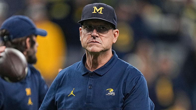 Michigan head coach Jim Harbaugh