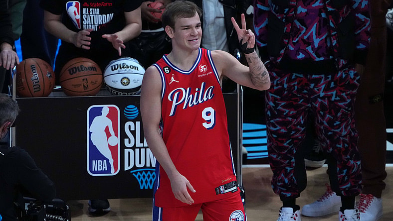 Mac McClung in Slam Dunk contest