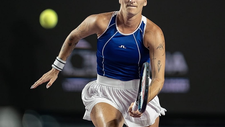 Marketa Vondrousova (CZE) withdrew from the Adelaide Invitational. Mandatory Credit: Susan Mullane-USA TODAY Sports