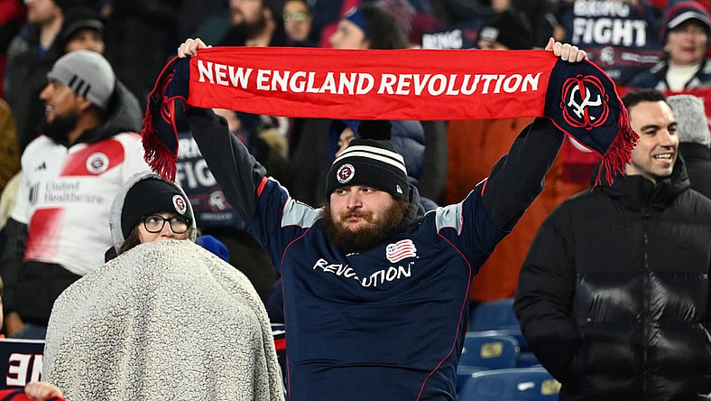 Nov 8, 2023; Foxborough, Massachusetts, USA; Fans look on before the game between Philadelphia Union and New England Revolution at Gillette Stadium. Mandatory Credit: Brian Fluharty-USA TODAY Sports
