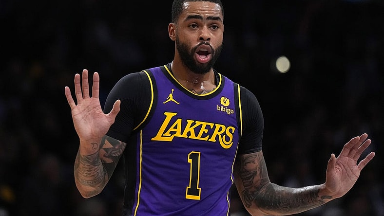 Los Angeles Lakers guard D'Angelo Russell
