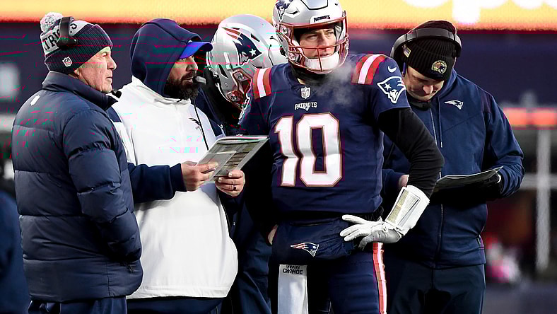 New England Patriots quarterback Mac Jones