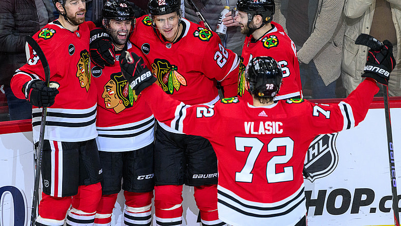 NHL Team Logo NHL: Calgary Flames at Chicago Blackhawks