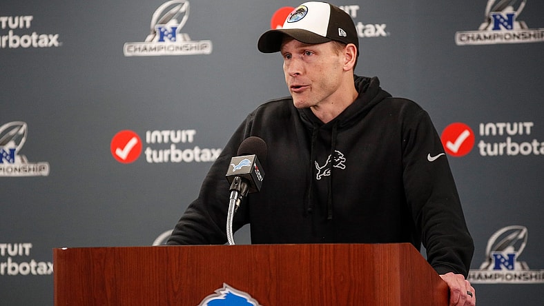 Detroit Lions offensive coordinator Ben Johnson