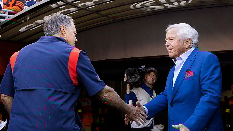 New England Patriots' Bill Belichick and Robert Kraft