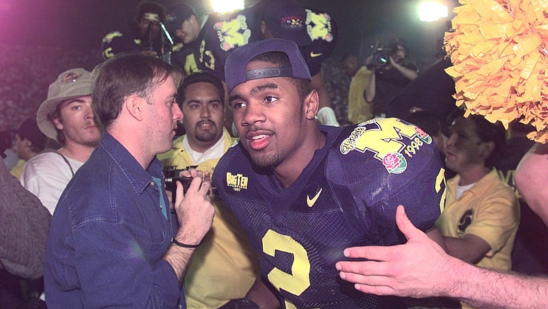 Michigan and Washington: 1998 rose bowl woodson