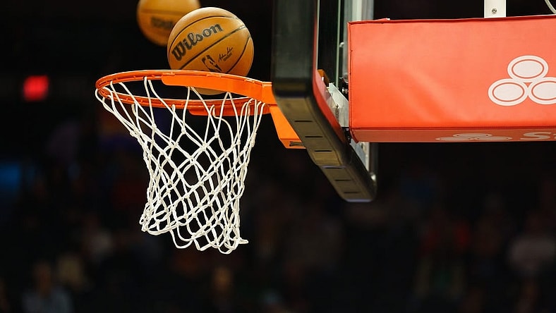 Jan 7, 2024; Phoenix, Arizona, USA;  A general view of basketballs during during warm ups between the Phoenix Suns and the Memphis Grizzlies at Footprint Center. Mandatory Credit: Allan Henry-USA TODAY Sports