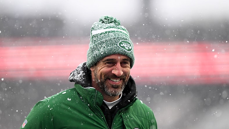 New York Jets quarterback Aaron Rodgers