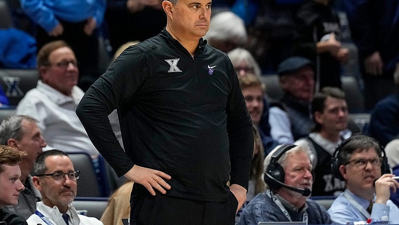 Xavier Musketeers head coach Sean Miller looks on in the second half of the NCAA Big East conference basketball game between the Xavier Musketeers and the DePaul Blue Demons at the Cintas Center in Cincinnati on Wednesday, Feb. 28, 2024.