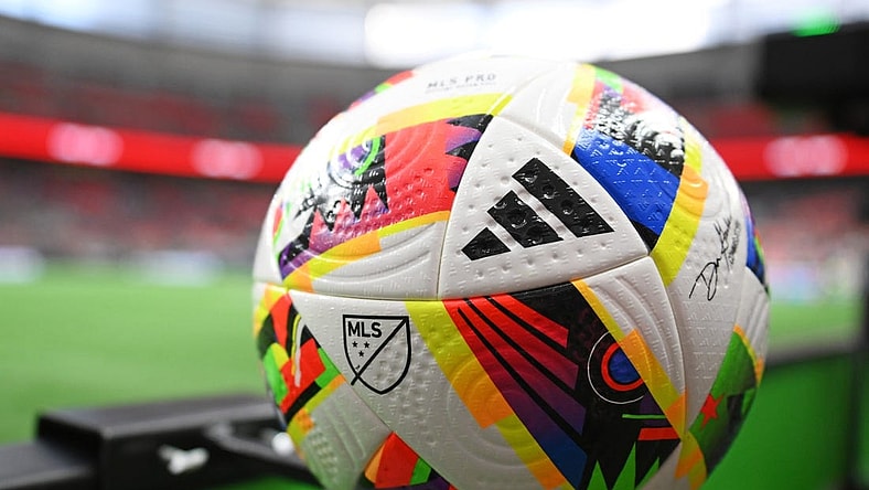 Mar 2, 2024; Vancouver, British Columbia, CAN; A general view of the game ball before the game between Vancouver Whitecaps FC and against Charlotte FC at BC Place. Mandatory Credit: Anne-Marie Sorvin-USA TODAY Sports
