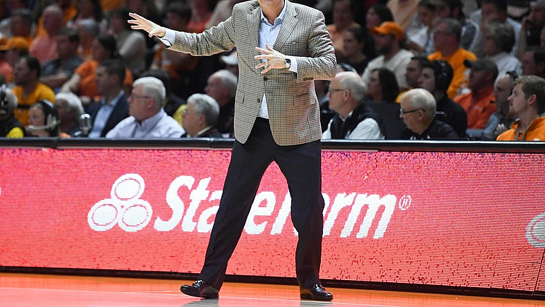 Kentucky Head Coach John Calipari during an NCAA college basketball game between Tennessee and Kentucky in Knoxville, Tenn., Saturday, March 9, 2024.