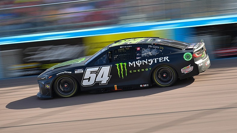 Mar 10, 2024; Avondale, Arizona, USA; NASCAR Cup Series driver Ty Gibbs (54) during the Shriners Childrens 500 at Phoenix Raceway. Mandatory Credit: Gary A. Vasquez-USA TODAY Sports