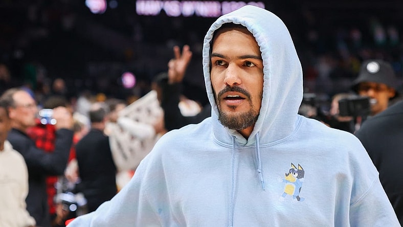Mar 23, 2024; Atlanta, Georgia, USA; Atlanta Hawks guard Trae Young (11) walks off the court after a game against the Charlotte Hornets at State Farm Arena. Mandatory Credit: Brett Davis-USA TODAY Sports
