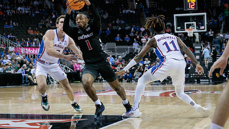 NCAA Basketball: Big 12 Conference Tournament Second Round- Kansas vs Cincinnati