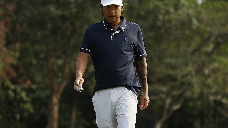 [US, Mexico & Canada customers only] March 8, 2024; Hong Kong; Anthony Kim during the first round of LIV Golf Hong Kong golf tournament at Hong Kong Golf Club. Mandatory Credit: Tyrone Siu/Reuters via USA TODAY Sports