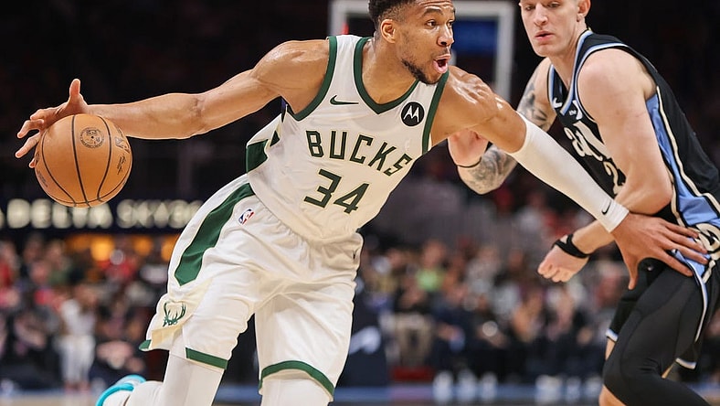 Milwaukee Bucks' Giannis Antetokounmpo