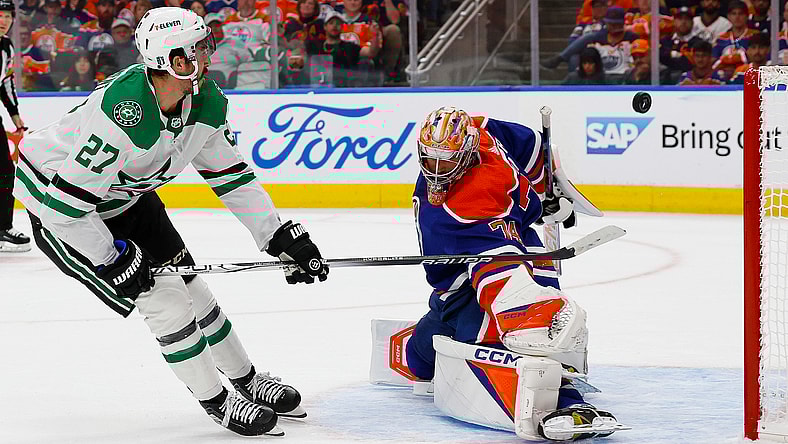 NHL: Stanley Cup Playoffs-Dallas Stars at Edmonton Oilers