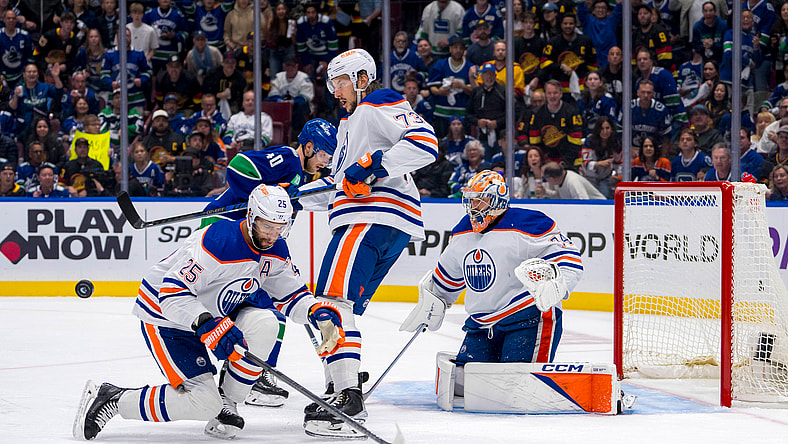 NHL: Stanley Cup Playoffs-Edmonton Oilers at Vancouver Canucks