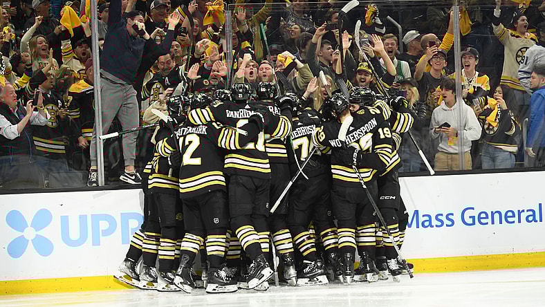 NHL: Stanley Cup Playoffs-Toronto Maple Leafs at Boston Bruins