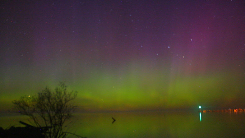 Lambeau Field, Green Bay Packers, Northern Lights, Aurora Borealis