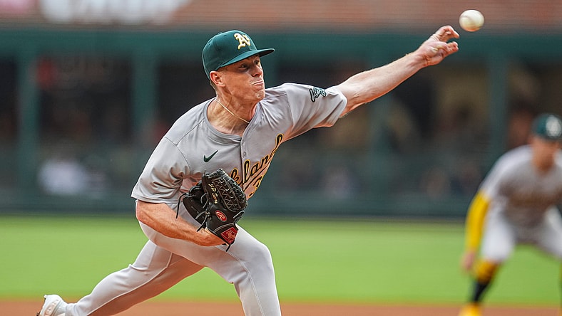 Oakland Athletics pitcher JP Sears