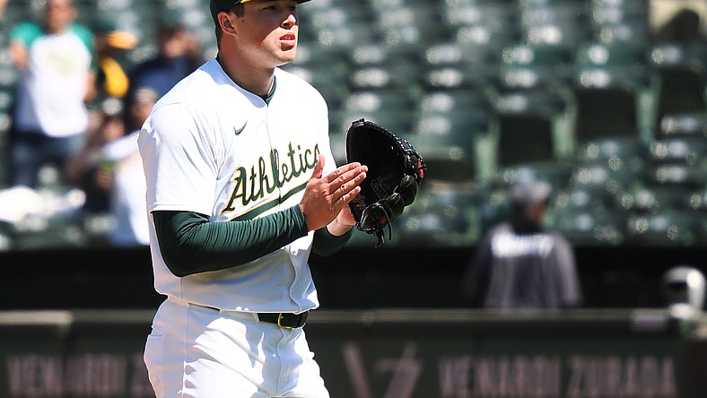 Oakland Athletics closer Mason Miller