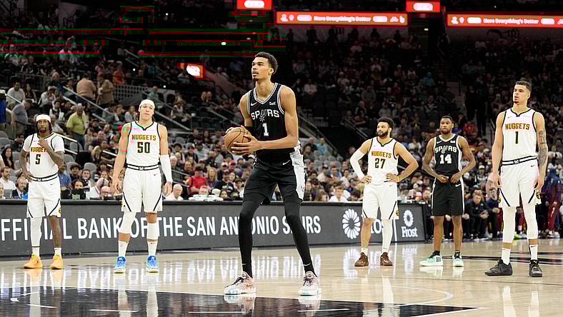 San Antonio Spurs forward Victor Wembanyama