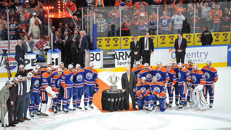 NHL: Stanley Cup Playoffs-Dallas Stars at Edmonton Oilers