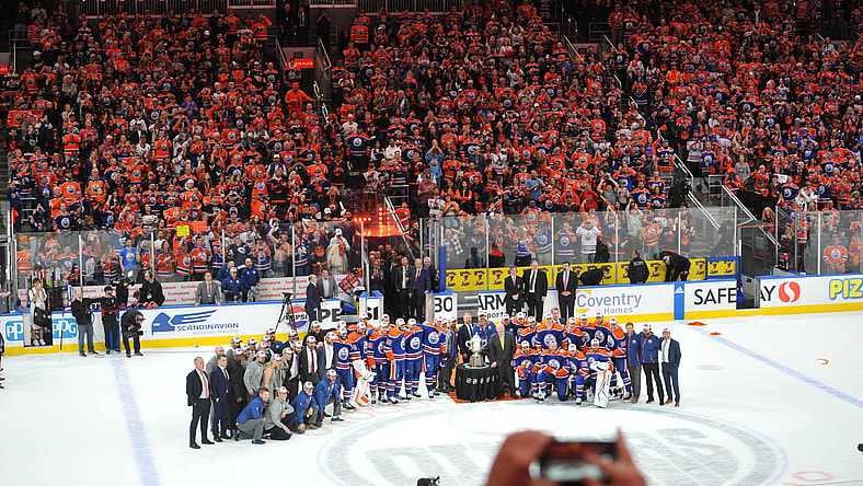 NHL: Stanley Cup Playoffs-Dallas Stars at Edmonton Oilers