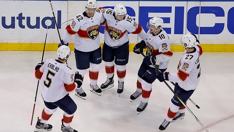 NHL: Stanley Cup Playoffs-Florida Panthers at New York Rangers