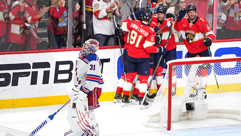 NHL: Stanley Cup Playoffs-New York Rangers at Florida Panthers