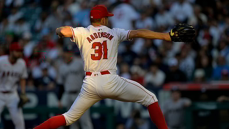 Los Angeles Angels pitcher Tyler Anderson
