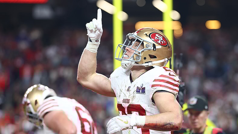 San Francisco 49ers' Christian McCaffrey