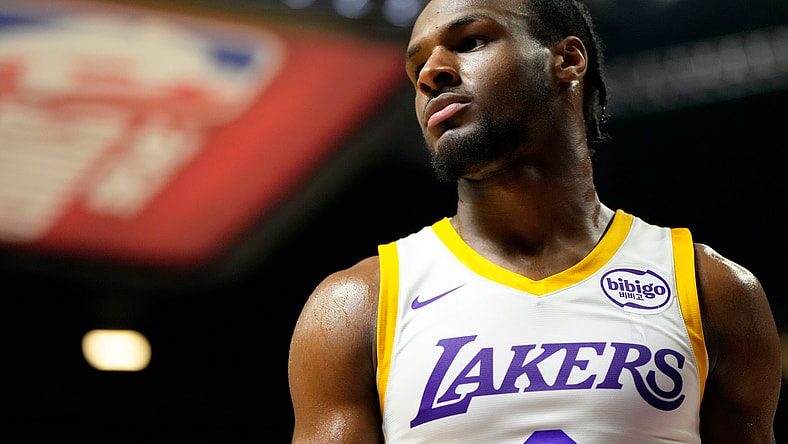 Los Angeles Lakers' Bronny James