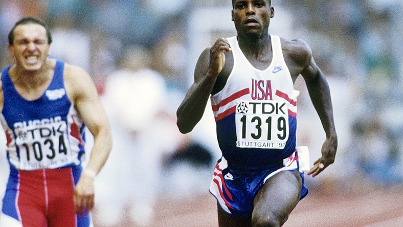 Top 10 victories in US Olympic Track History Carl Lewis 1984