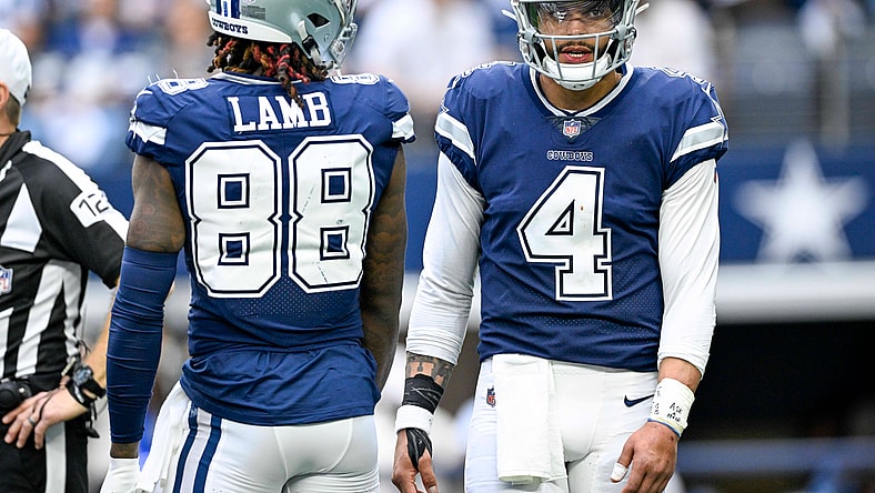 Dallas Cowboys' Dak Prescott, CeeDee Lamb
