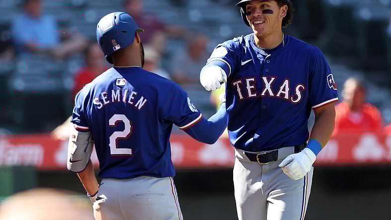 MLB: Texas Rangers at Los Angeles Angels