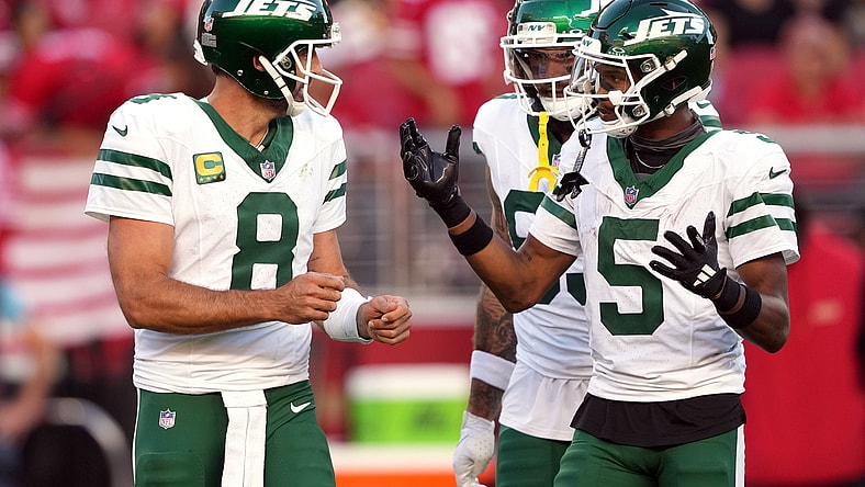 Garrett Wilson, Aaron Rodgers