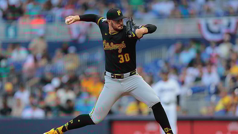 MLB: Pittsburgh Pirates at Miami Marlins, Paul Skenes Livvy Dunne